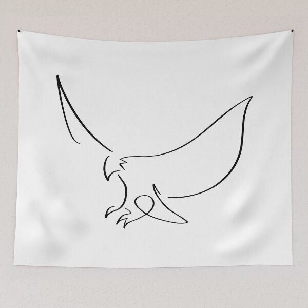 Item preview, Eagle Line Art - Minimalist designed and sold by Zcared.