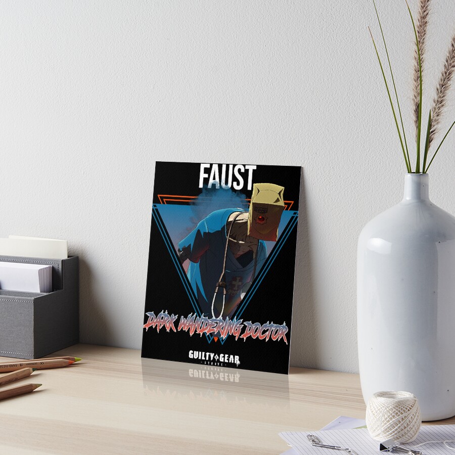 "Guilty Gear Strive Dark wandering doctor Faust " Art Board Print by