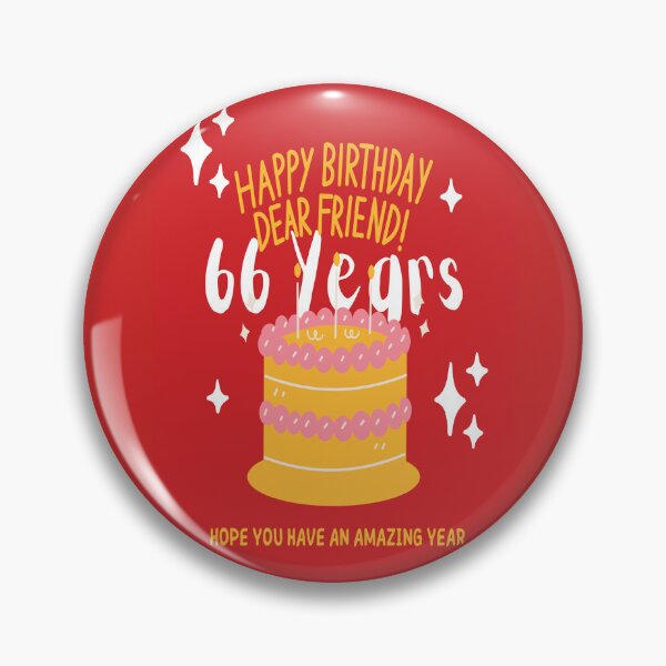 Item preview,  Happy Birthday Dear Friend -66 years-Hope you have an Amazing year designed and sold by cardofkind.