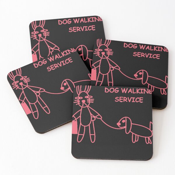 Item preview, Bunnys Dog Walking Service (BuffyWillow) Classic  designed and sold by MUELLERMARTHA.