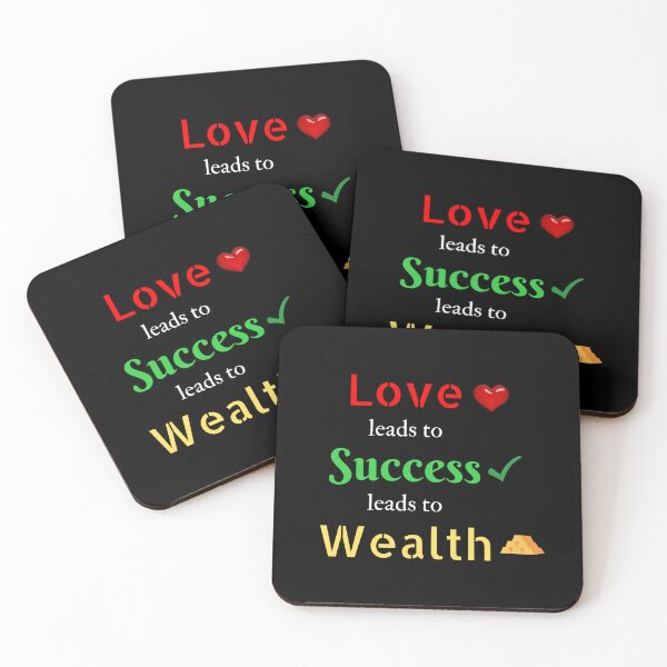 Item preview, Love Success Wealth designed and sold by DigitalArtTrend.