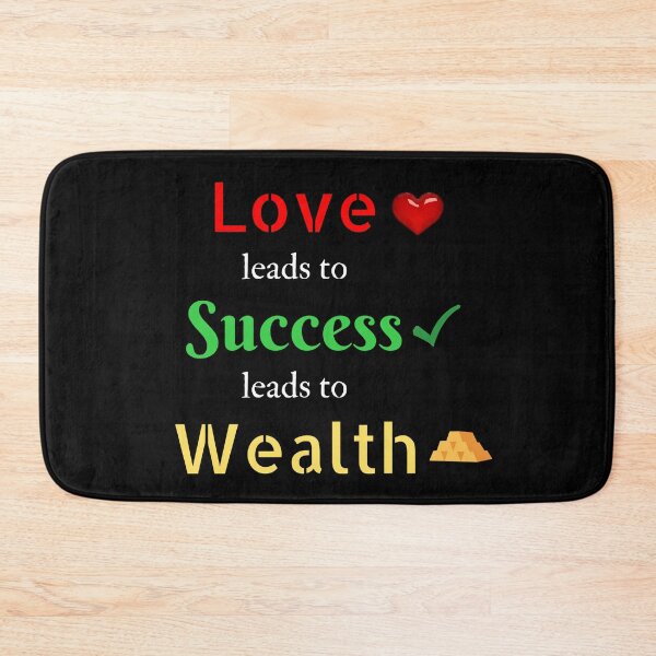 Item preview, Love Success Wealth designed and sold by DigitalArtTrend.