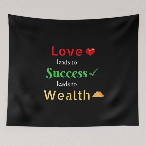 Item preview, Love Success Wealth designed and sold by DigitalArtTrend.