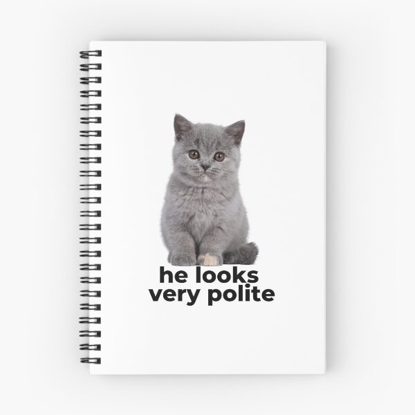 Item preview, The polite cat | He looks very polite designed and sold by The Love Quill.