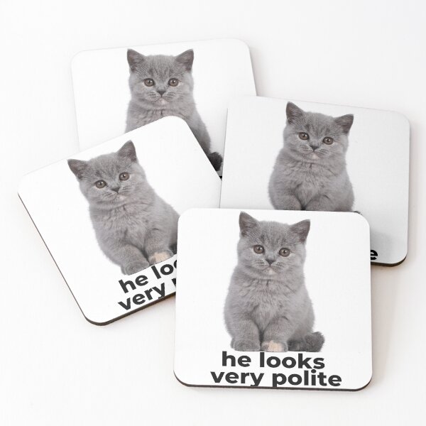 Item preview, The polite cat | He looks very polite designed and sold by The Love Quill.