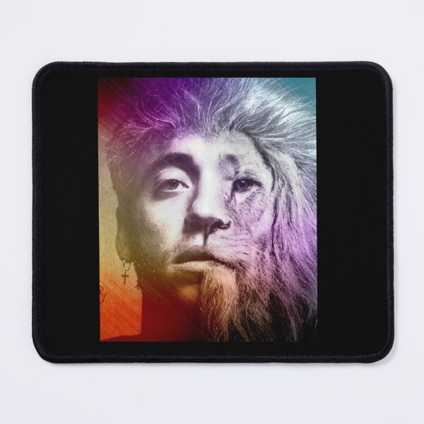 Item preview, Paulo Londra MULTICOLOR GRUNGE EFFECT LION FACE DESIGN designed and sold by CHIKIPUMcif.