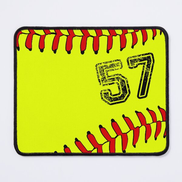 Item preview, Softball ball number 57, fifty seven designed and sold by TheCultStuff.