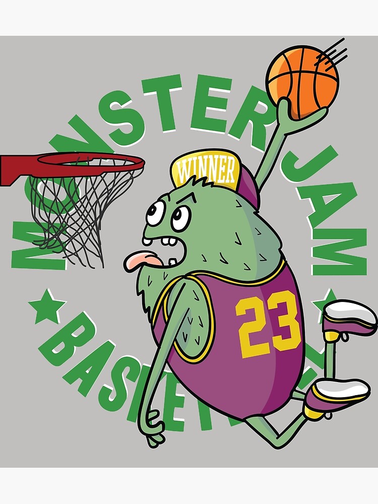 "Monster Jam Basketball" Poster for Sale by TuongSanArt Redbubble