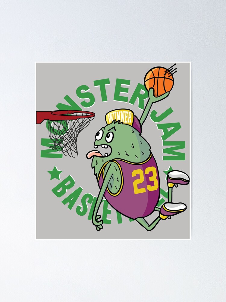 "Monster Jam Basketball" Poster for Sale by TuongSanArt Redbubble