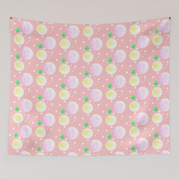 Item preview, Pink circle design | pastel pink watercolor dots designed and sold by lausn.