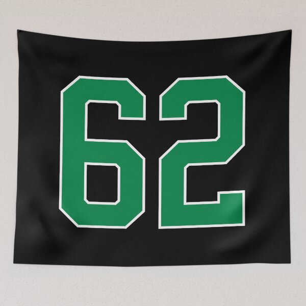 Item preview, 62 number, green lucky sports sixty two designed and sold by ArtIsParty.