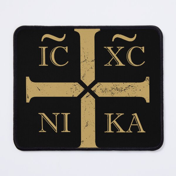 Item preview, IC XC NI KA Orthodox Cross Christogram designed and sold by TeeBeesDesign.