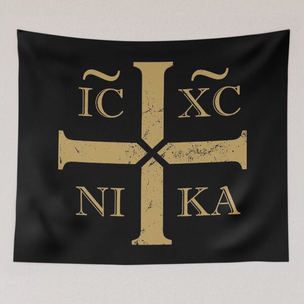 Item preview, IC XC NI KA Orthodox Cross Christogram designed and sold by TeeBeesDesign.