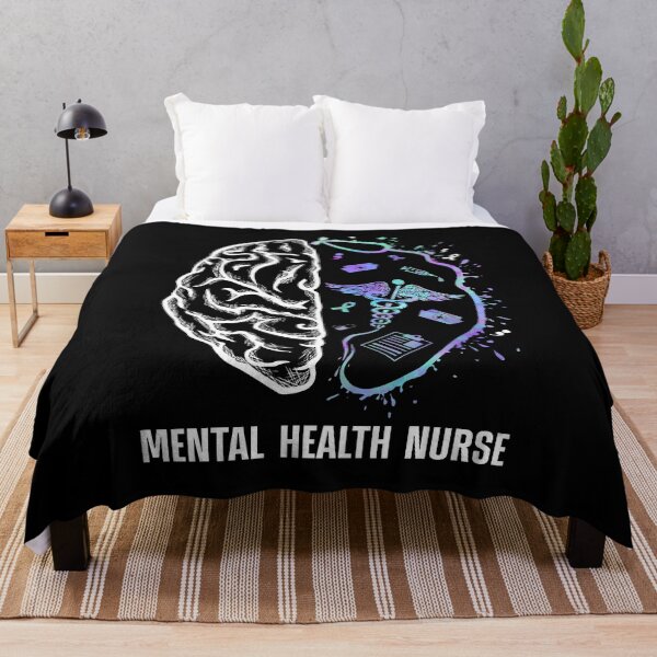 Item preview, Best Mental Health Nurse Ribbon Awareness Scrub Nursing Nursery Life designed and sold by adsmod.