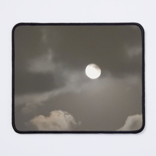 Item preview, Moon in gray clouds designed and sold by DigitalGemArt.