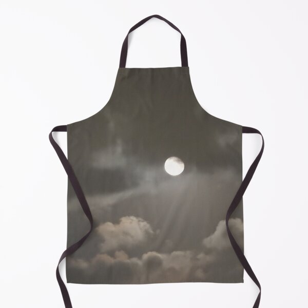Item preview, Moon in gray clouds designed and sold by DigitalGemArt.
