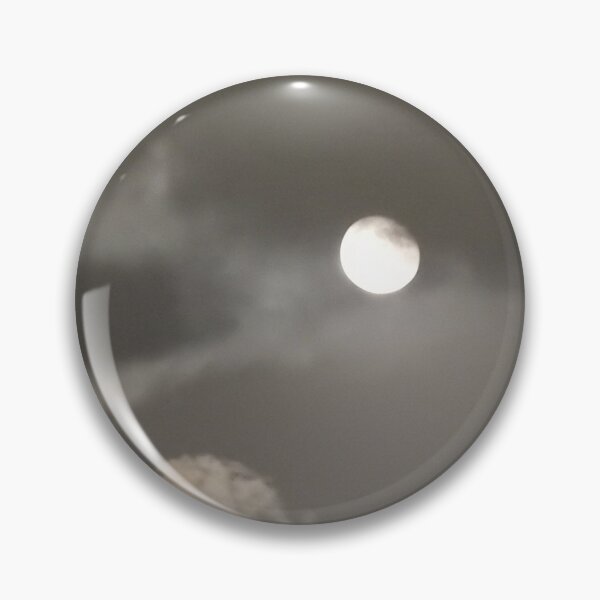 Item preview, Moon in gray clouds designed and sold by DigitalGemArt.