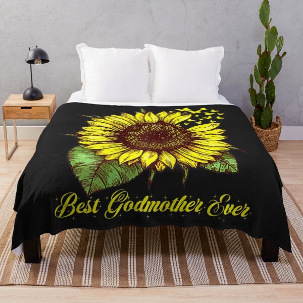 Item preview, Womens Best Godmother Ever Sunflower Gift Mothers Day TShirt81 designed and sold by JeffreyMCombs.