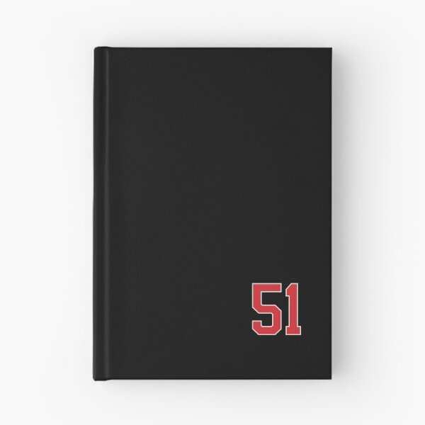Item preview, Sports Number 51, red black color lucky sport fifty one designed and sold by ArtIsParty.
