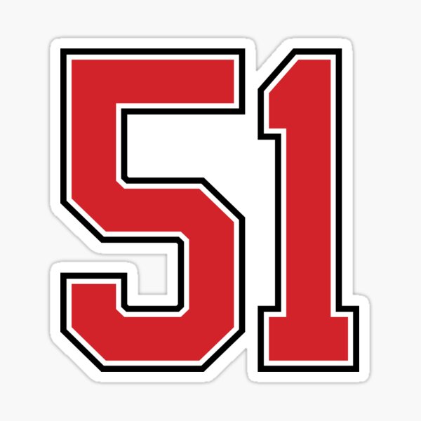 Willie McGee #51 Jersey Number Art Print for Sale by StickBall