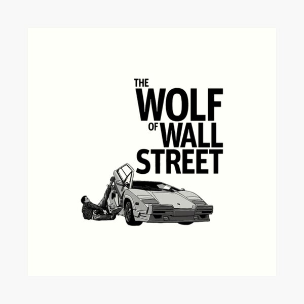 Der Wolf von der Wall Street Kunstdruck