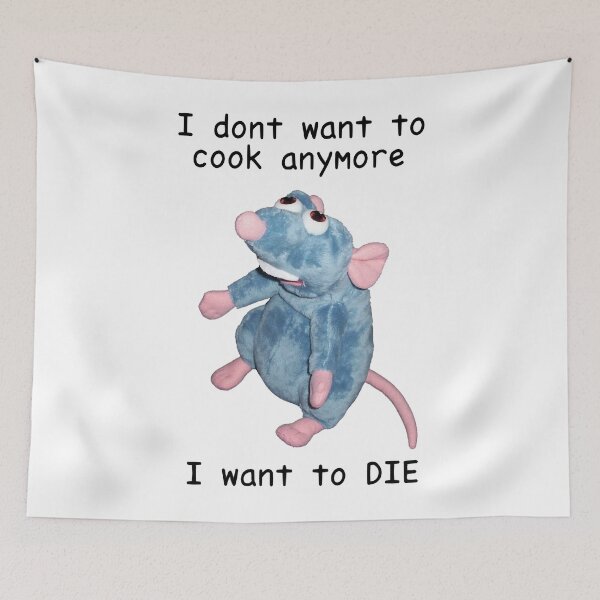 Item preview, Remy doesnt want to cook anymore  designed and sold by zebedeenefert.