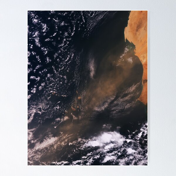 Item preview, Dust over Cabo Verde captured from space designed and sold by Raureif.