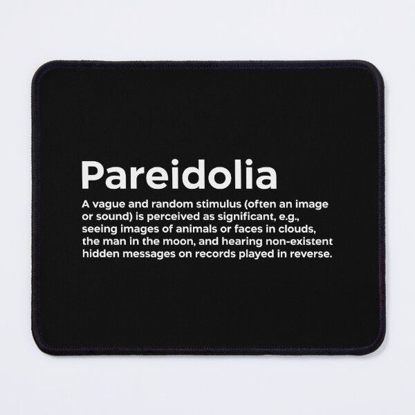 Item preview, Pareidolia white designed and sold by EdimQuotes.