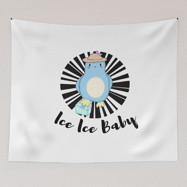 Item preview, Ice Ice Baby, Funny animals, penguin with ice designed and sold by Anastasiia87.