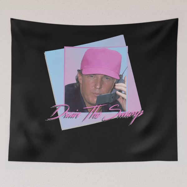Item preview, Drain The Swamp - Donald Trump Vaporwave  Essential  designed and sold by SCHERERBETH.