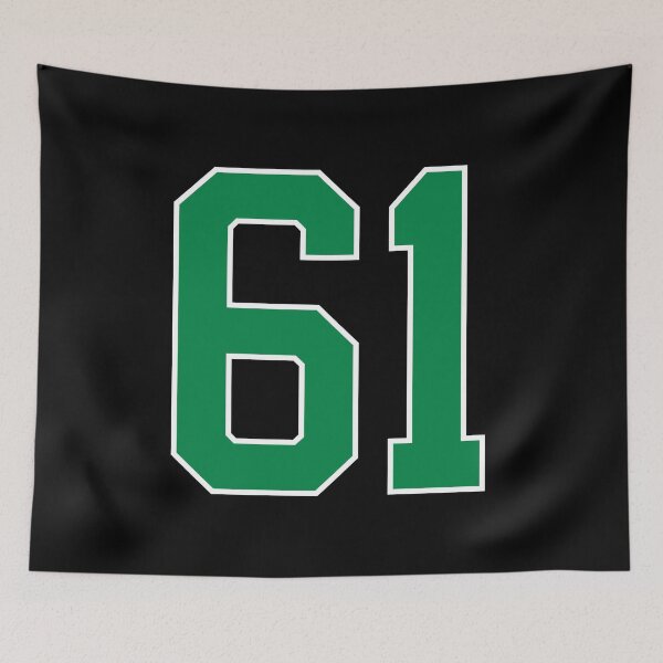 Item preview, 61 number, green lucky sports sixty one designed and sold by ArtIsParty.