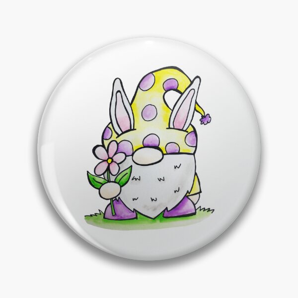 Item preview, Watercolor Easter Gnome designed and sold by kmstudio.