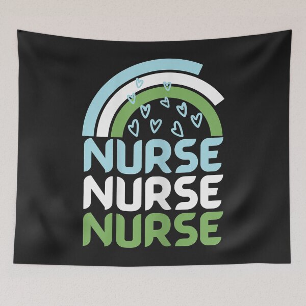 Item preview, Womens Nurse Rainbow Heart Love Appreciation Nursing Graduate designed and sold by JeffreyMCombs.