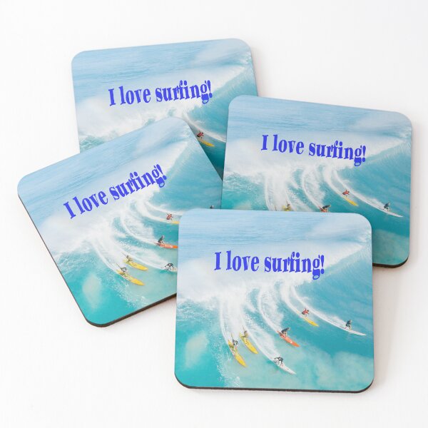 Item preview, I love surfing! designed and sold by mostheristore.