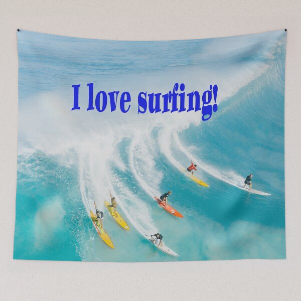 Item preview, I love surfing! designed and sold by mostheristore.