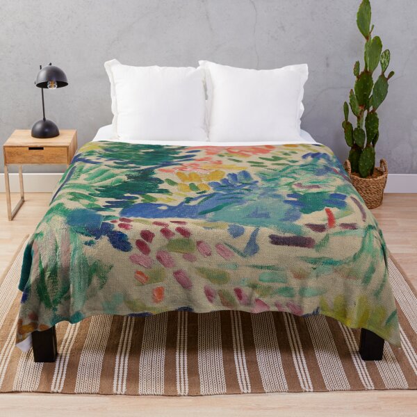 Henri Matisse - Landscape at Collioure Throw Blanket