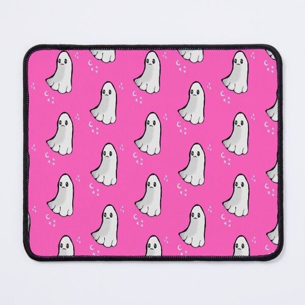 Item preview, Hot Pink Background Cute spooky ghost designed and sold by DemonicGloom.