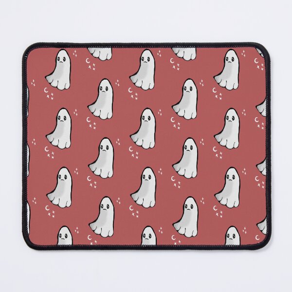Item preview, Amber Background Cute spooky ghost designed and sold by DemonicGloom.