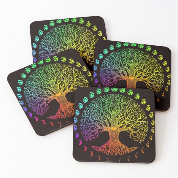 Item preview, Tree of Life Phases of the Moon  designed and sold by eddejosspa.