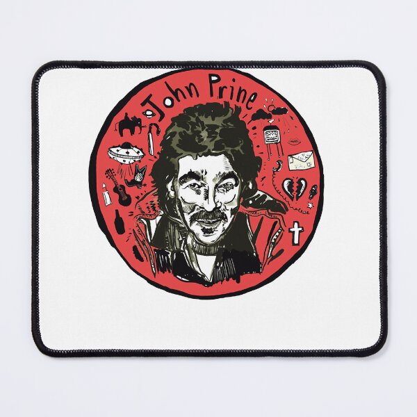 Item preview, Interest Delicate Music Seniority Exciting John Prine Red Retro designed and sold by GraceCoreyMulla.