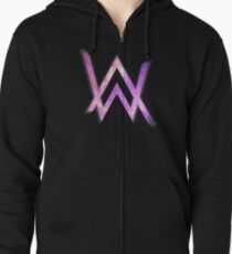 Alan Walker Tshirt Zipped Hoodie