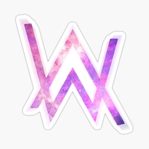 Alan Walker Logo Stickers Redbubble