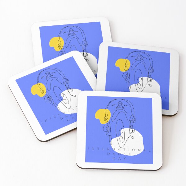 Item preview, International dance day design blue background designed and sold by M-Infinite.