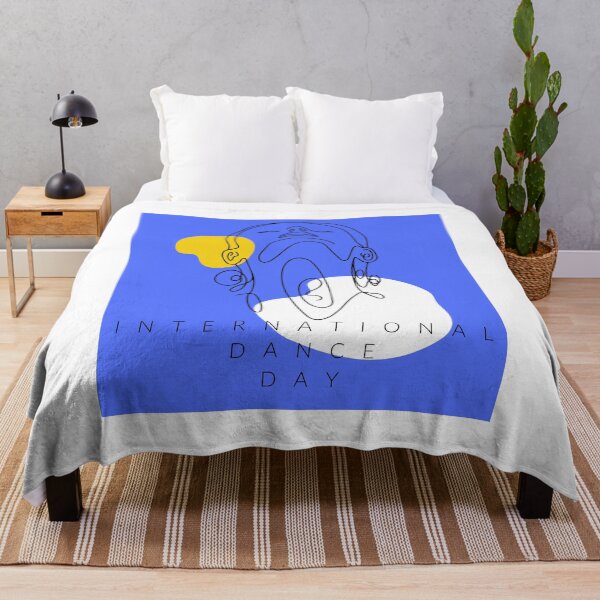 Item preview, International dance day design blue background designed and sold by M-Infinite.