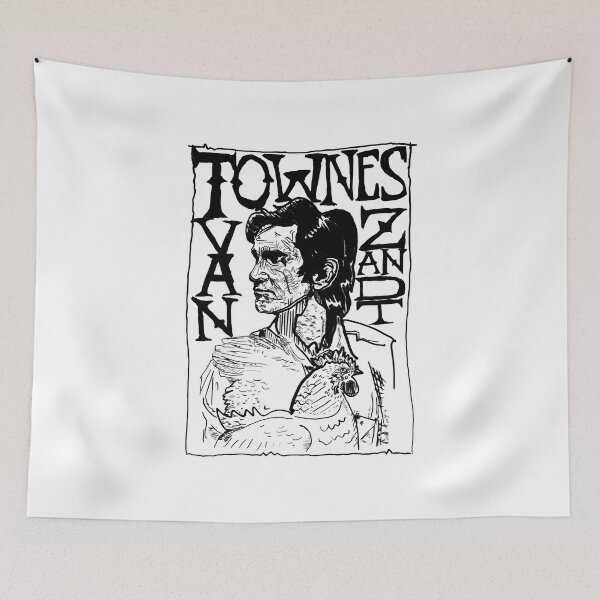 Item preview, Interest Delicate Music Seniority Exciting Line Drawing Townes Van Zandt Gift For Birthday designed and sold by GraceCoreyMulla.