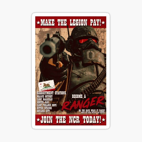 Item preview, Power Dead End Post Apocalypse Doomsday Cunning Fallout New Vegas Ncr Ranger Propaganda Cool Gifts designed and sold by ClarenceStephen.
