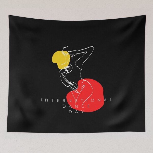Item preview, World Dance Day -International dance day design for the celebration of Dance on 29th of April   designed and sold by M-Infinite.