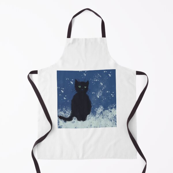 Item preview, Black cat in the snow designed and sold by Jacinta hunt.