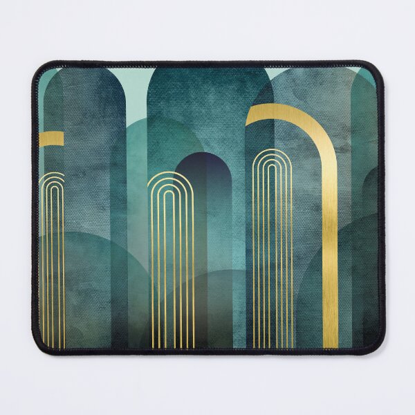 Item preview, Teal Textured Arches designed and sold by UrbanEpiphany.