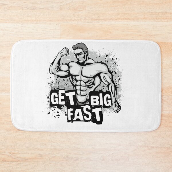 Item preview, motivational fitness print with bodybuilder designed and sold by amid999.
